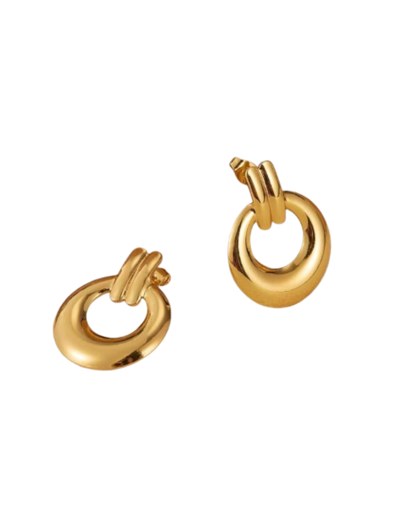 GOLDEN RING EARRINGS