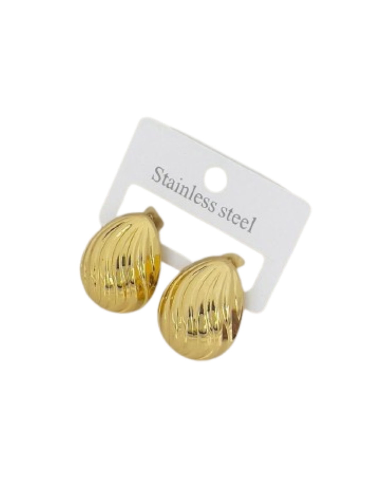 GOLDEN OVAL EARRINGS