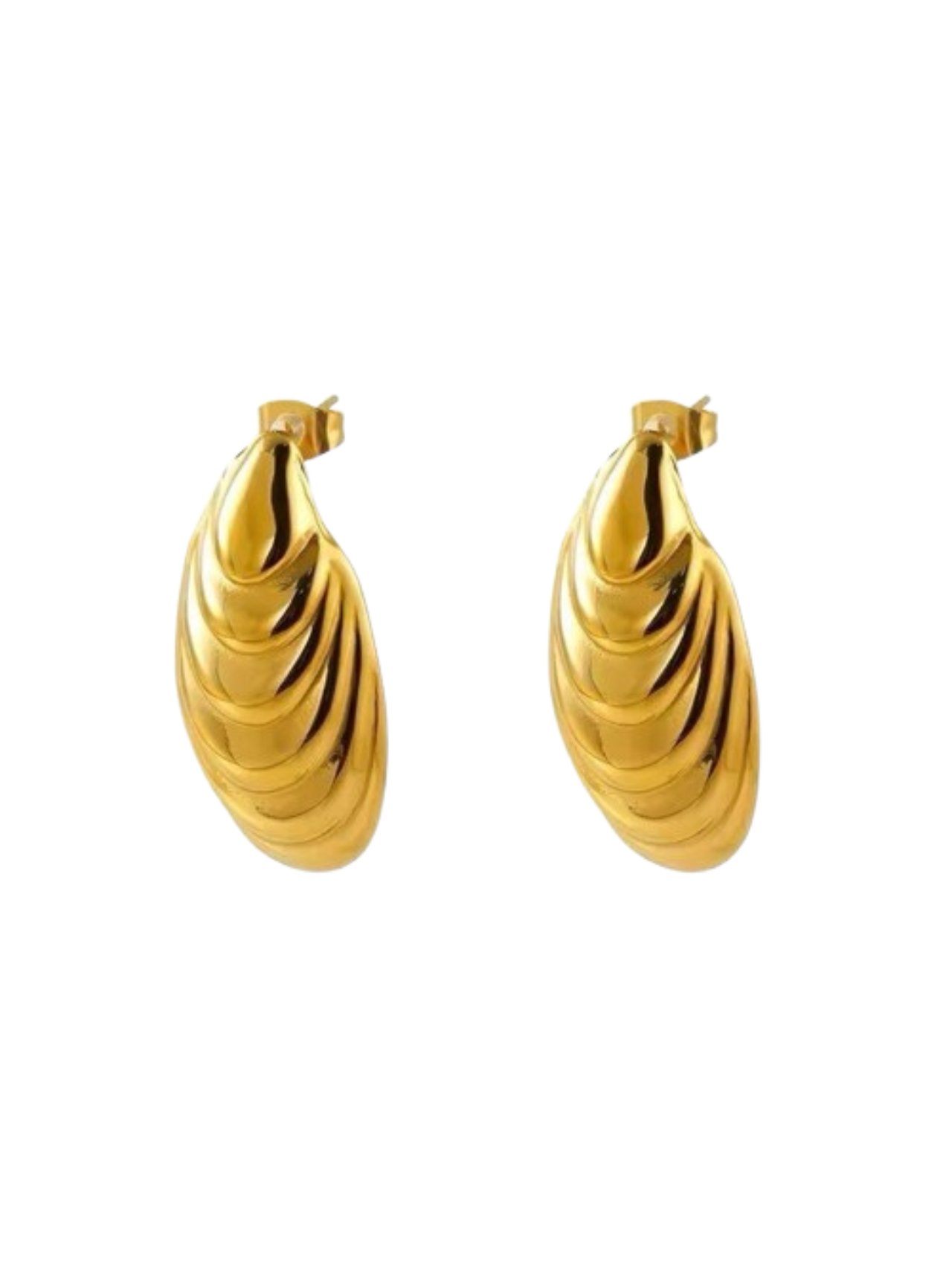 GOLDEN SHELL LUXE EARRINGS