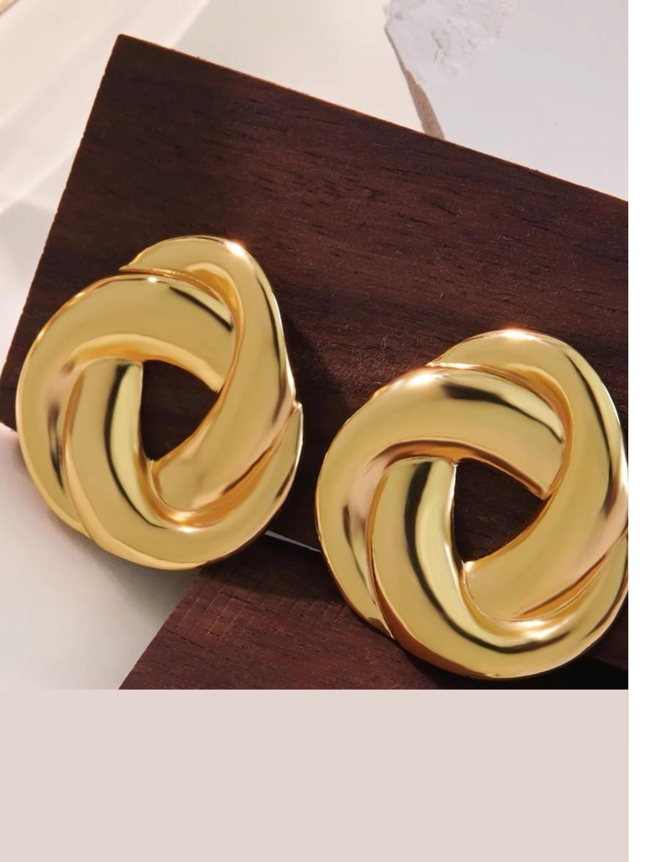 ETERNAL LOOP KNOT EARRINGS