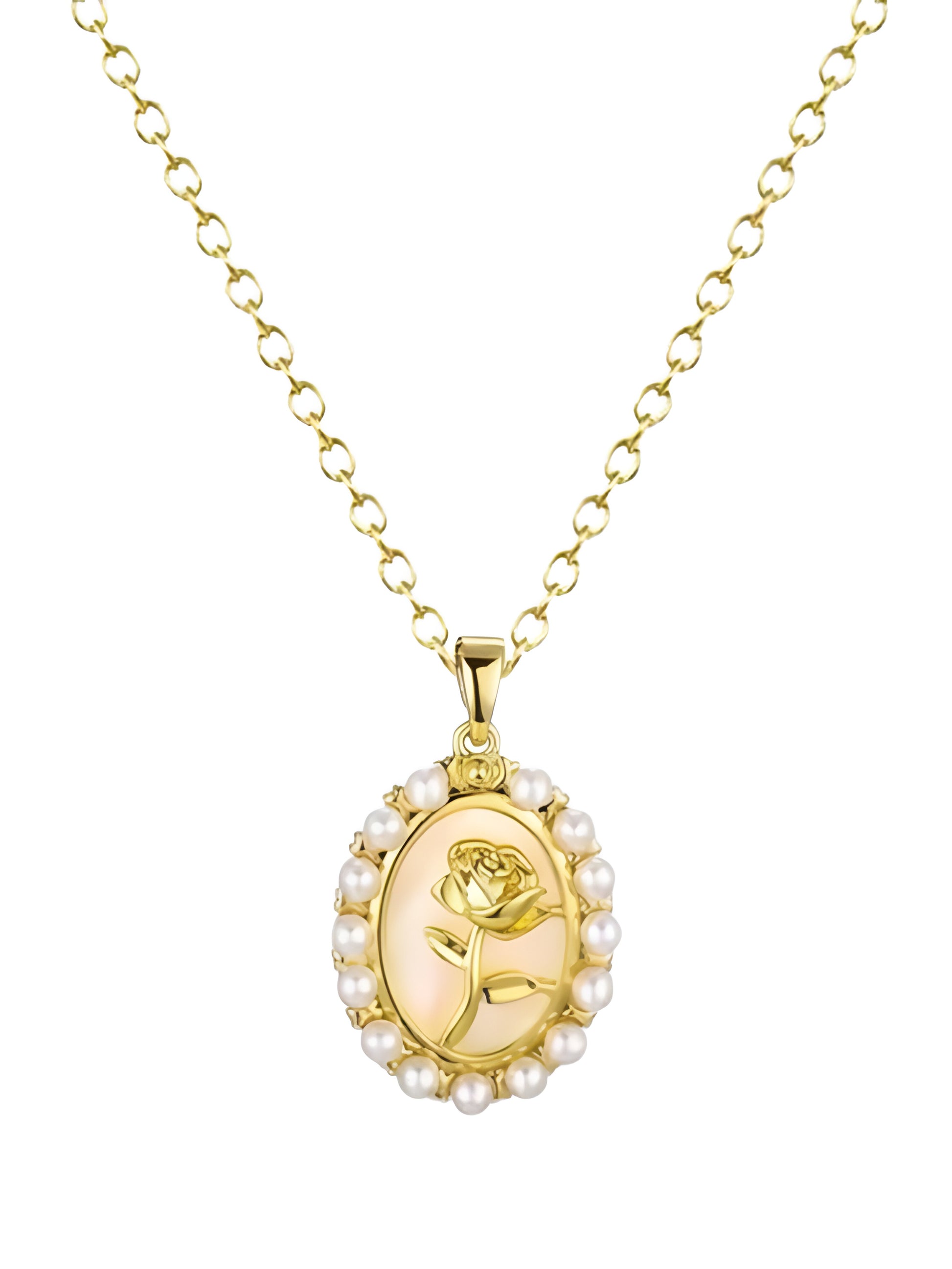 GOLDEN ROSE NECKLACE