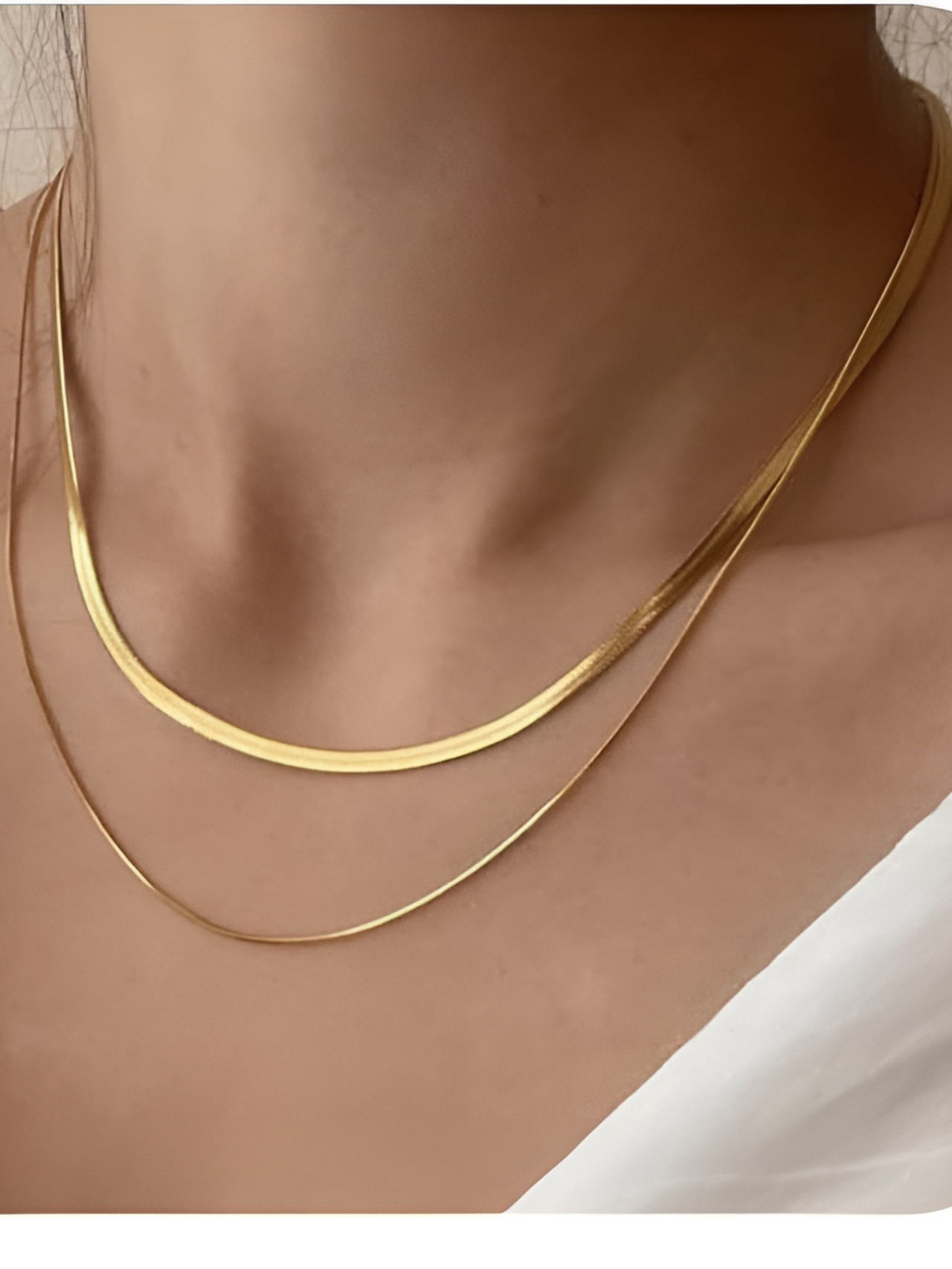 SLEEK & SNAKE DOUBLE CHAIN