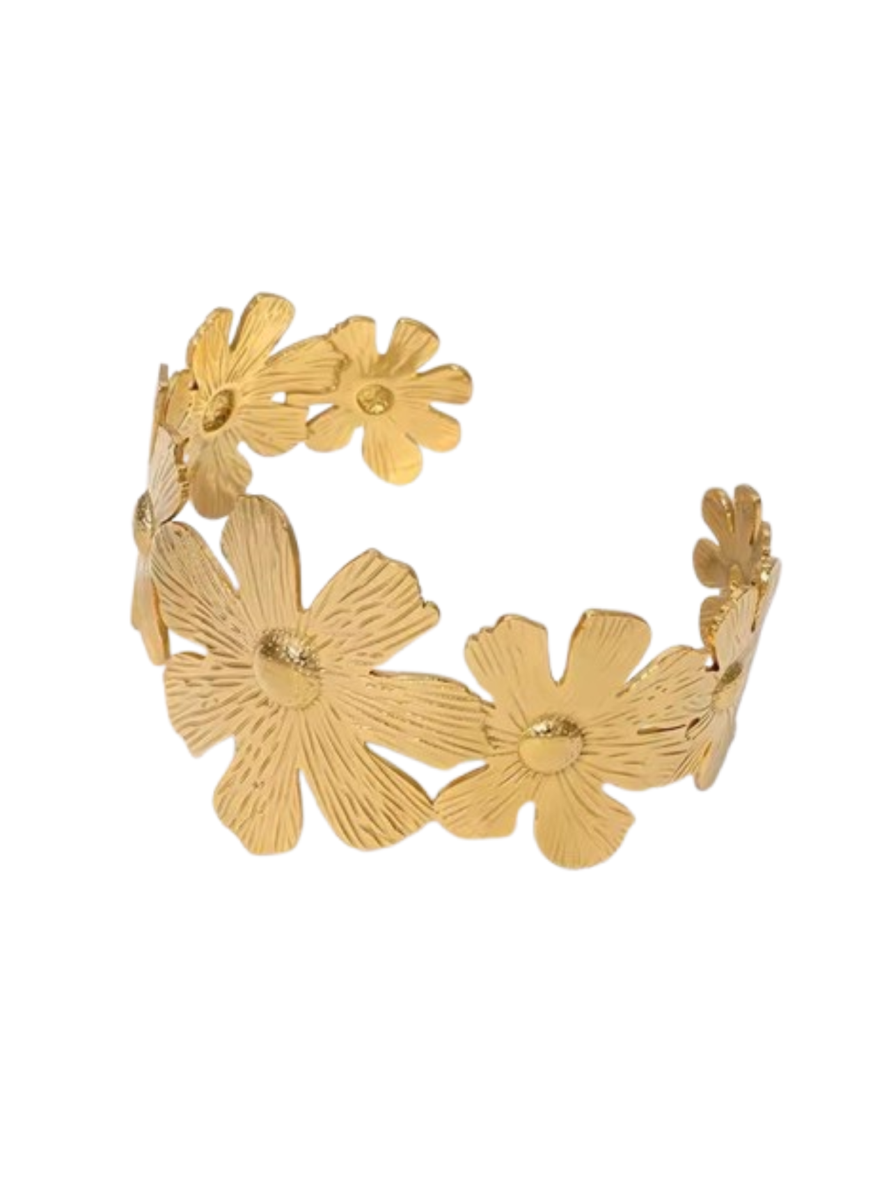 GOLDEN FLOWER BANGLE